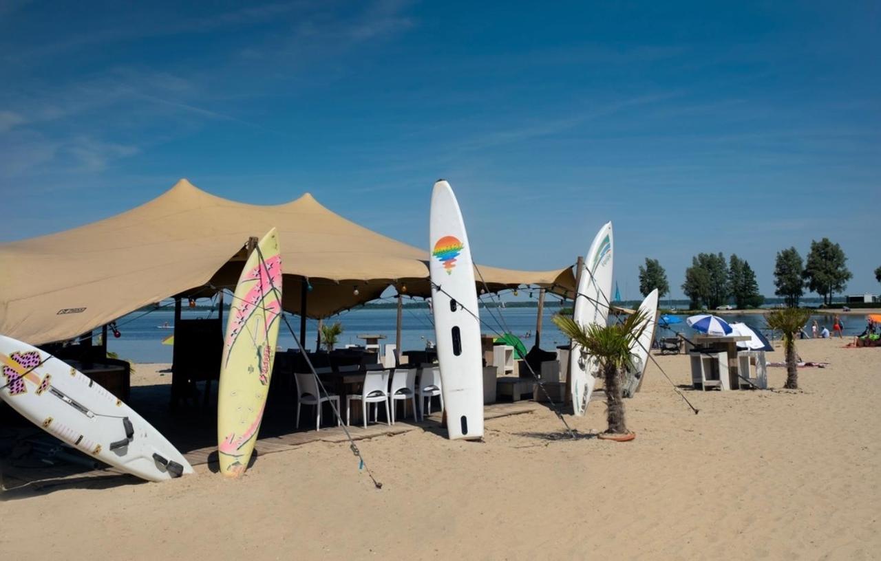 Luxus Cube Meerblick Veluwemeer Am Strand In Erster Reihe Хульсхорст Экстерьер фото