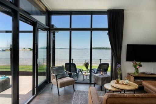 Luxus Cube Meerblick Veluwemeer Am Strand In Erster Reihe Хульсхорст Экстерьер фото